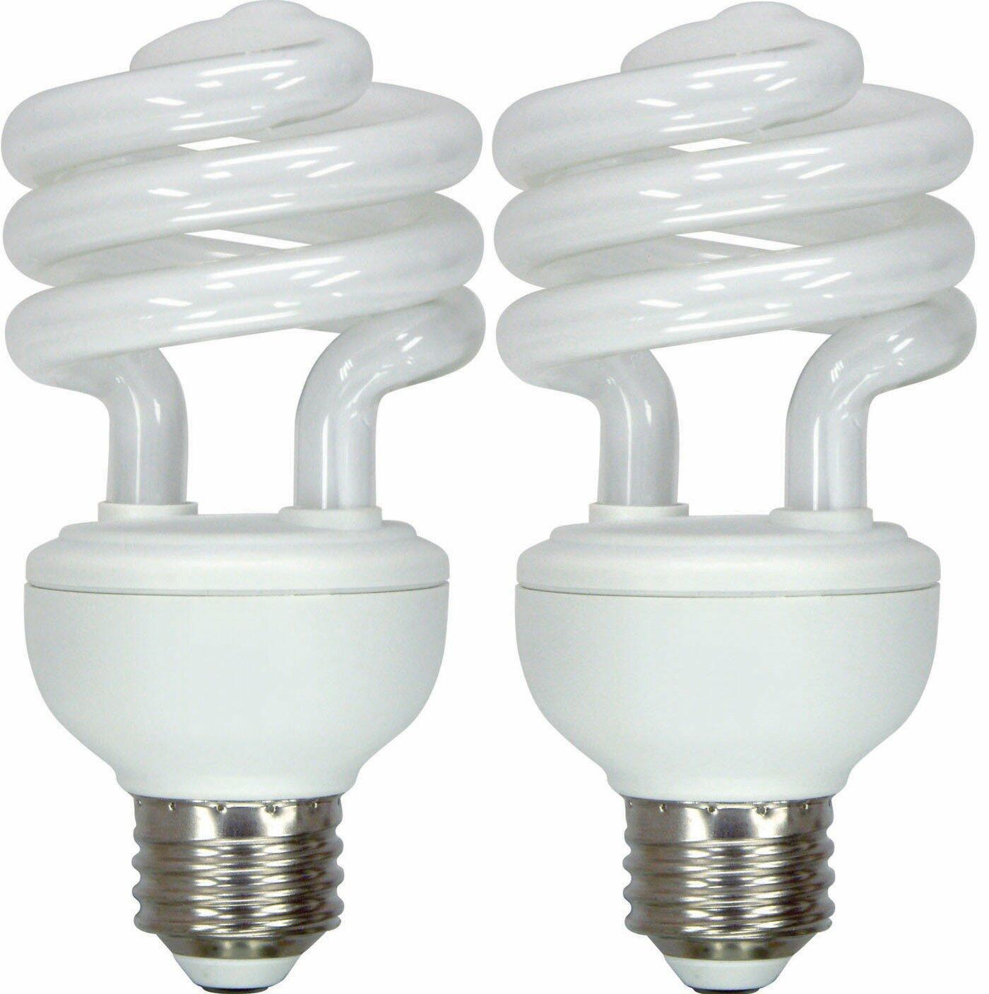GE 74201 20-Watt Energy Smart CFL Light Bulb, 75-Watt Output, 2-Pack