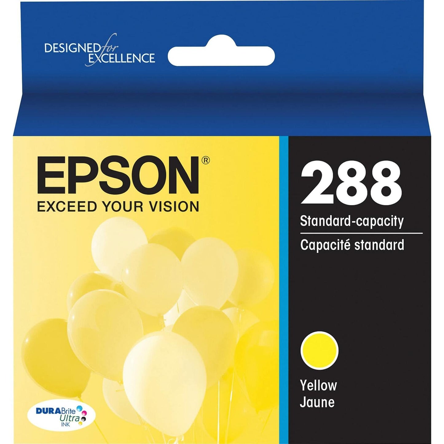 EPSON 288 DURABrite Ultra Ink Standard Capacity Yellow Cartridge (T288420-S) Works with Expression XP-330, XP-430, XP-434, XP-340, XP-440, XP-446