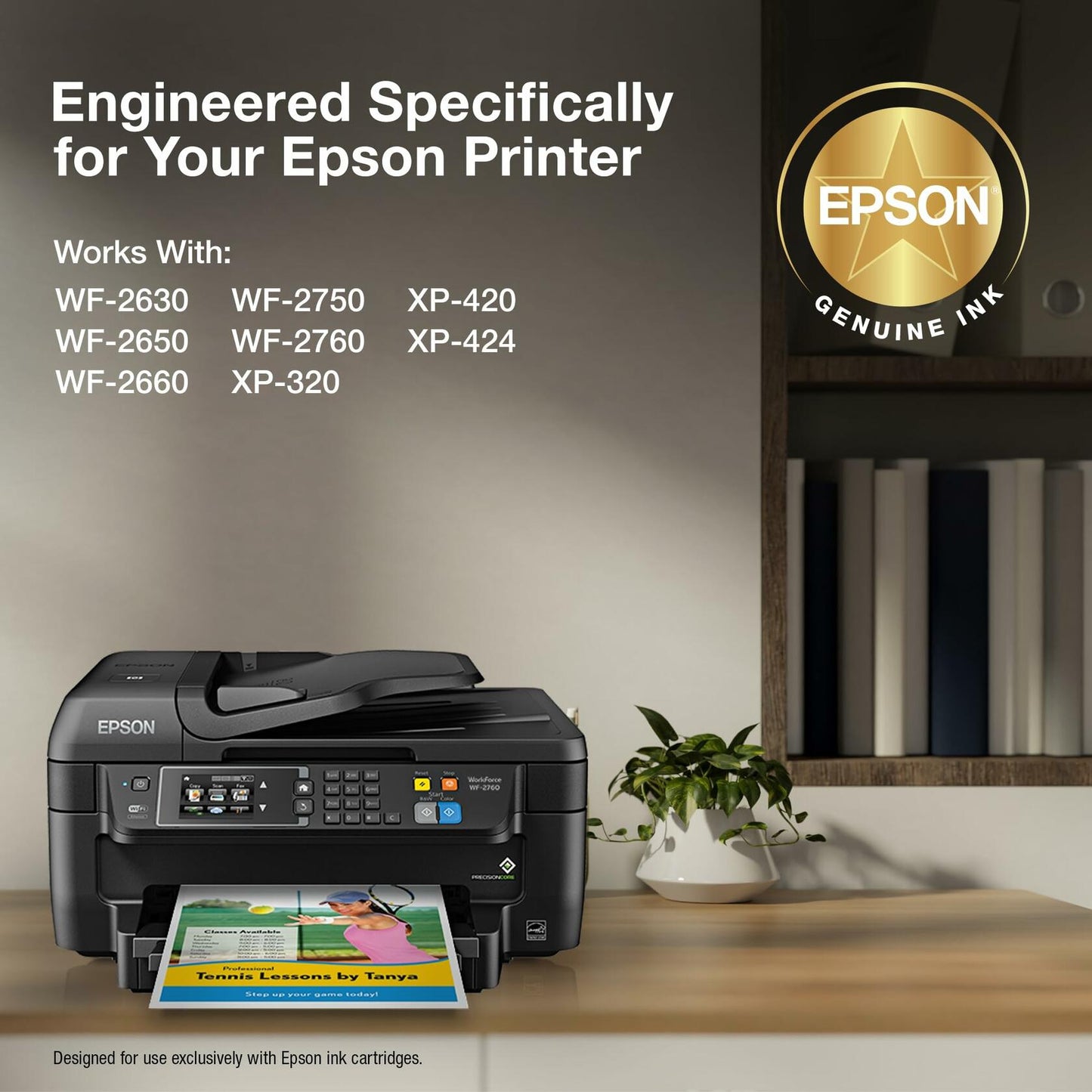 EPSON 220 DURABrite Ultra Ink Standard Capacity Magenta Cartridge (T220320-S) Works with WorkForce WF-2630, WF-2650, WF-2660, WF-2750, WF-2760, Expression XP-320, XP-420, XP-424, 1 Count (Pack of 1)