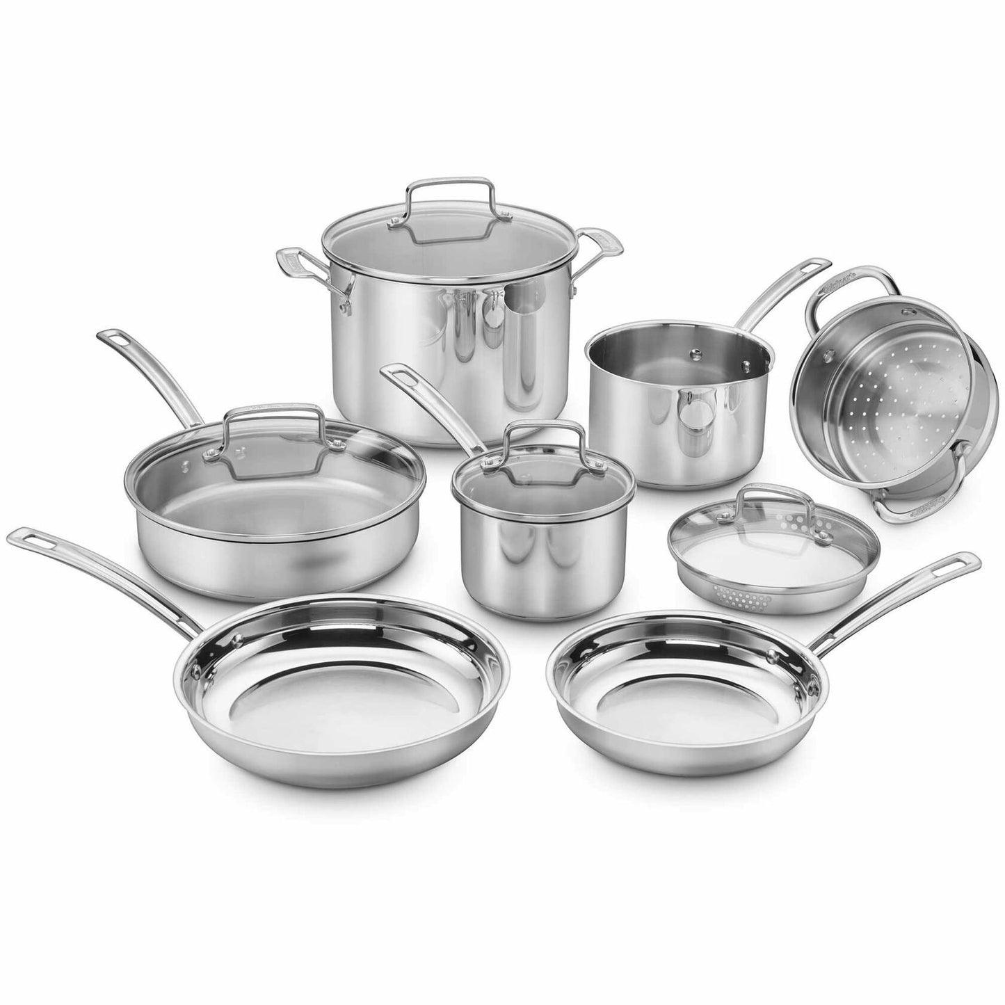 Cuisinart Chef's Classic Pro 11-Piece Cookware Set in Stainless Steel