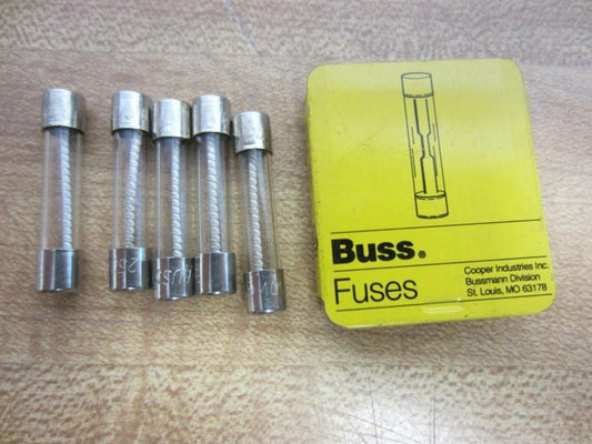 Bussmann MDL-3 Buss Fuse 3A 250V MDL3 (Pack of 5)
