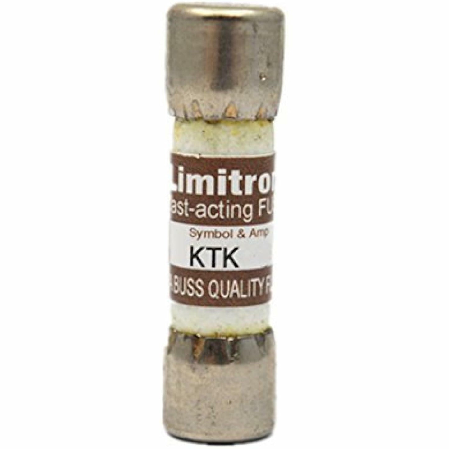 Bussmann KTK-3/4 0.75 Amp Limitron Fast Acting Supplementary Fuse Melamine Tube, 600V