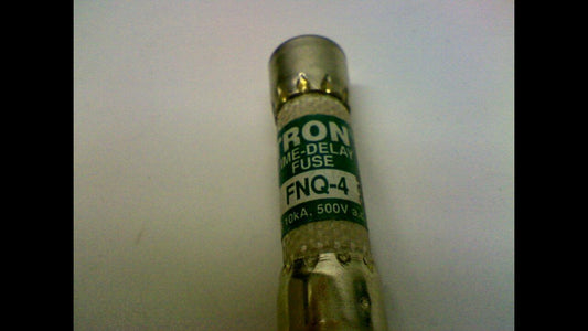 Bussmann FNQ-4 Time Delay Fuse, 500VAC, 4A, Tron