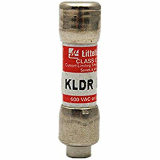 LITTELFUSE KLDR-5 TIME DELAY, Discontinued by Manufacturer, 5 AMP, 600 VAC, Class CC, Fuse
