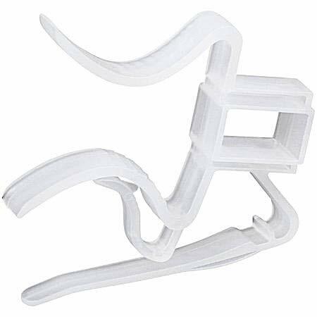 Pro No Ladder Rapid Release 50 Holiday Lights Gutter Clips Plastic