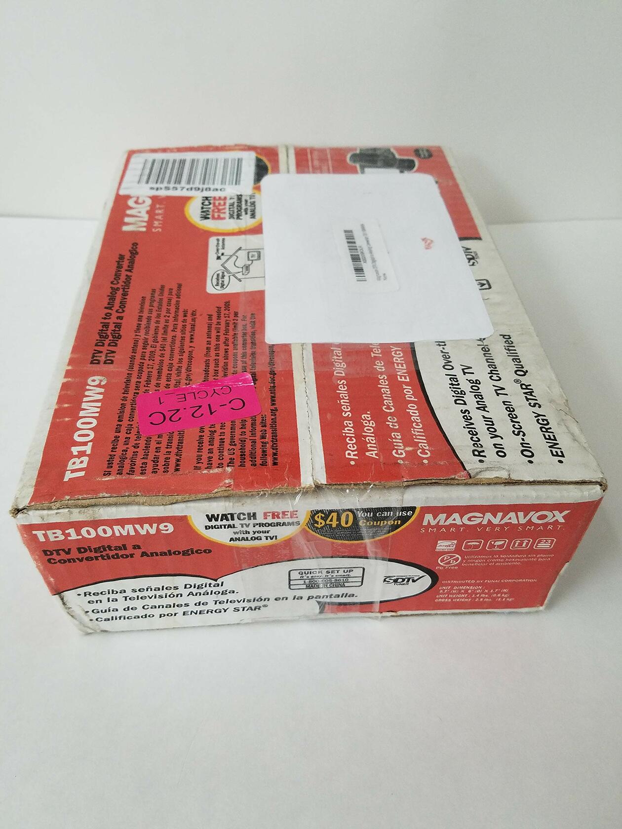 Magnavox DTV Digital to Analog Converter TB110MW9A