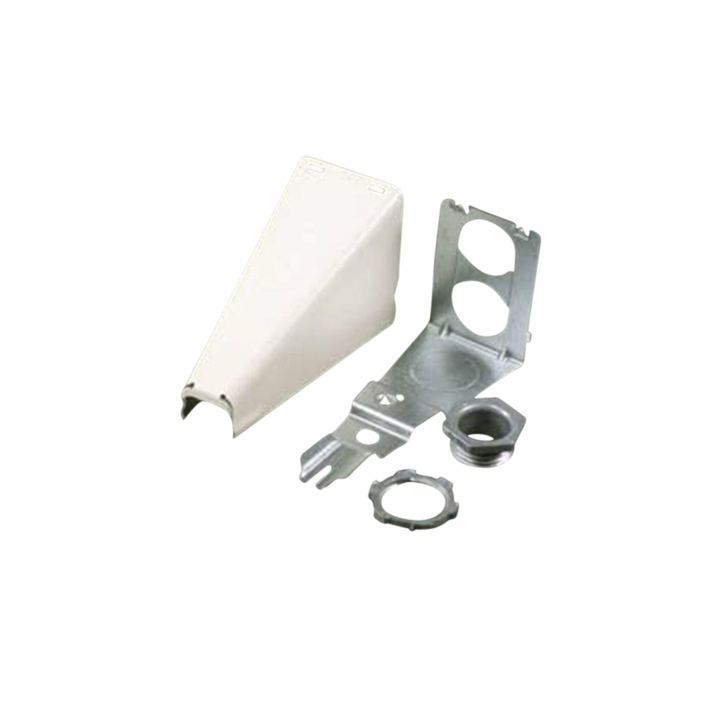 Legrand Wiremold V5786 Metal Raceway for Extending Power, 500 and 700 Series, Adjustable Offset Connector, Ivory (1 Pack)