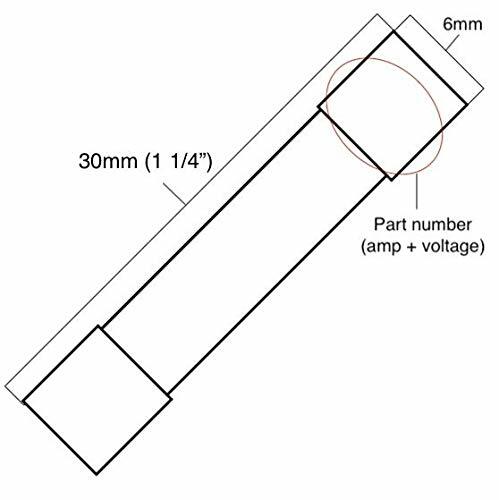 2-1/2A / 250V Fuse (MDL) (5 pieces)