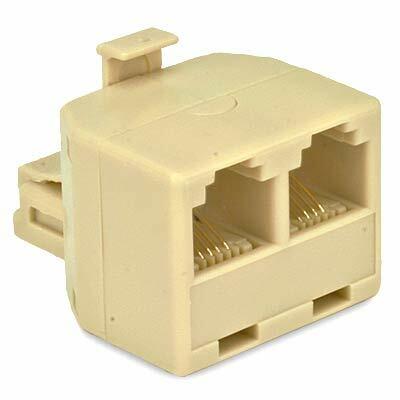 Two - Way Phone Splitter (Ivory)