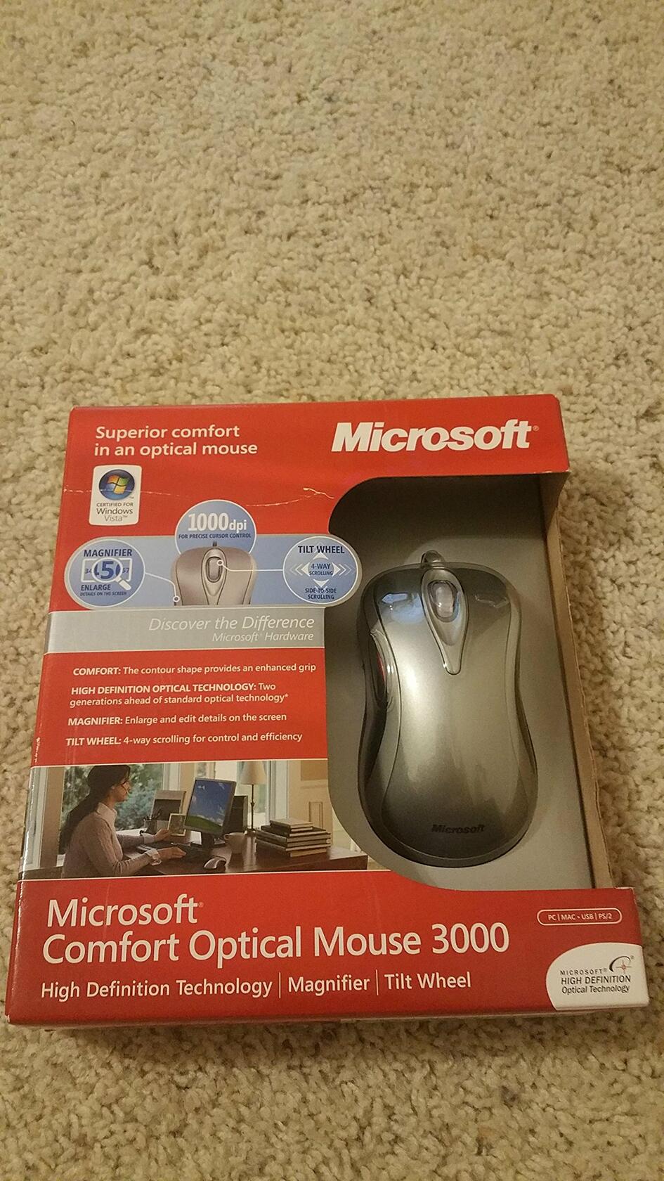 Microsoft Comfort Optical Mouse 3000