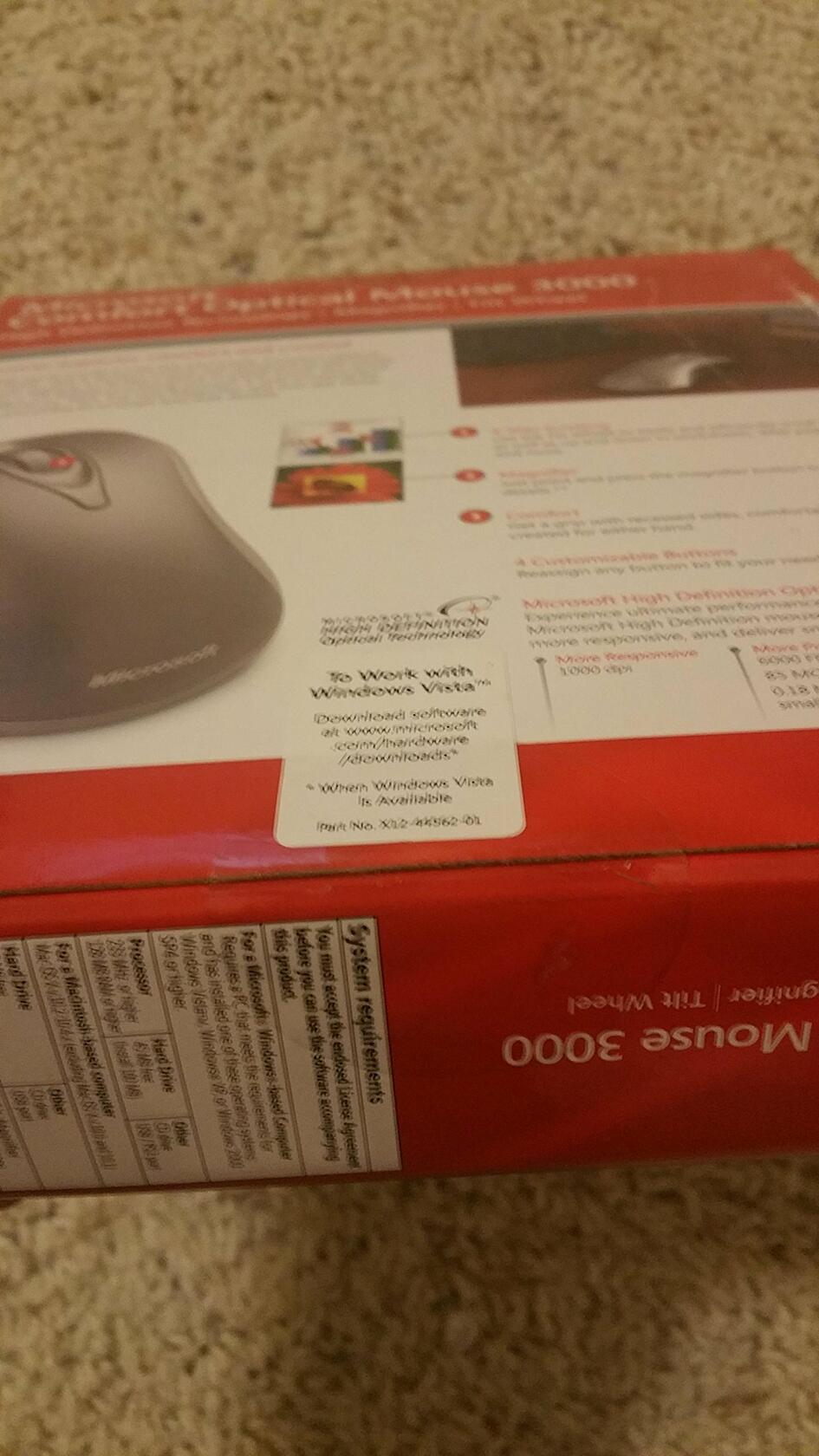 Microsoft Comfort Optical Mouse 3000