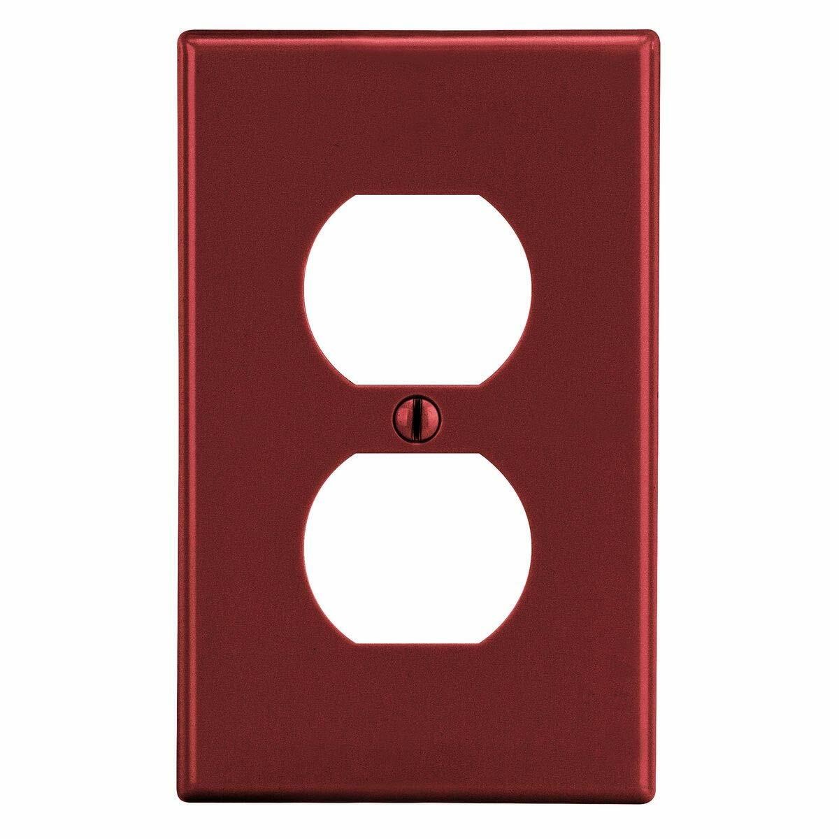 Bryant Electric P8R Wallplate, Red