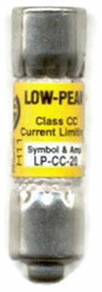 Bussmann LP-CC-20 (LPCC-20, BP/LP-CC-20, LP-CC-20BC) 20 Amp (20A) 600V Midget,Time Delay, Current Limiting Class CC Rejection Cartridge Fuses