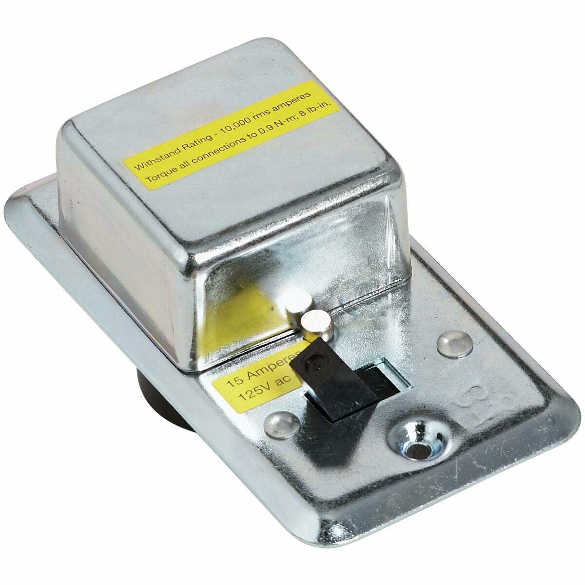 Cooper BP/SSU Bussman Switch & Fuse Holder, Gray