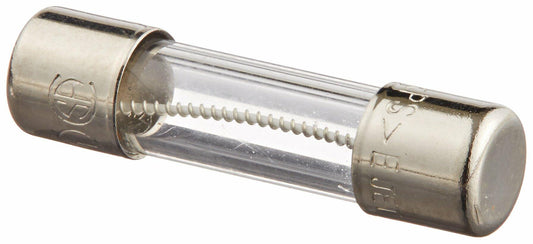 Mersen GGA Glass Time-Delay Electronic Fuse, 250VAC/125VAC, 100A/10kA, 2 Ampere, 5mm Diameter x 20mm Length