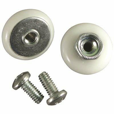 Manufacturer Varies Roller, Bottom, 1/4 in W, White 21-51