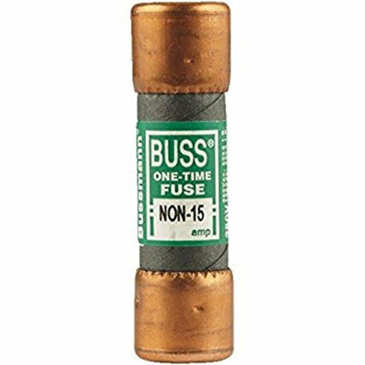 Bussmann General Purpose Fuse One-Time 15 Amp 250 V K5 Ferrule Ld Bulk Pack of 10
