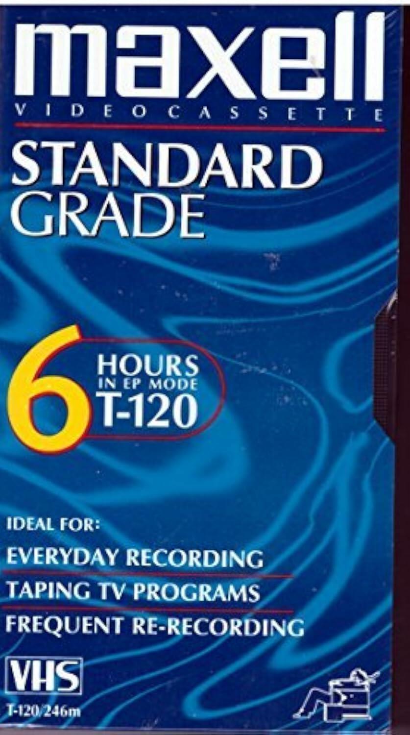 Maxell Standard VHS Videocassette