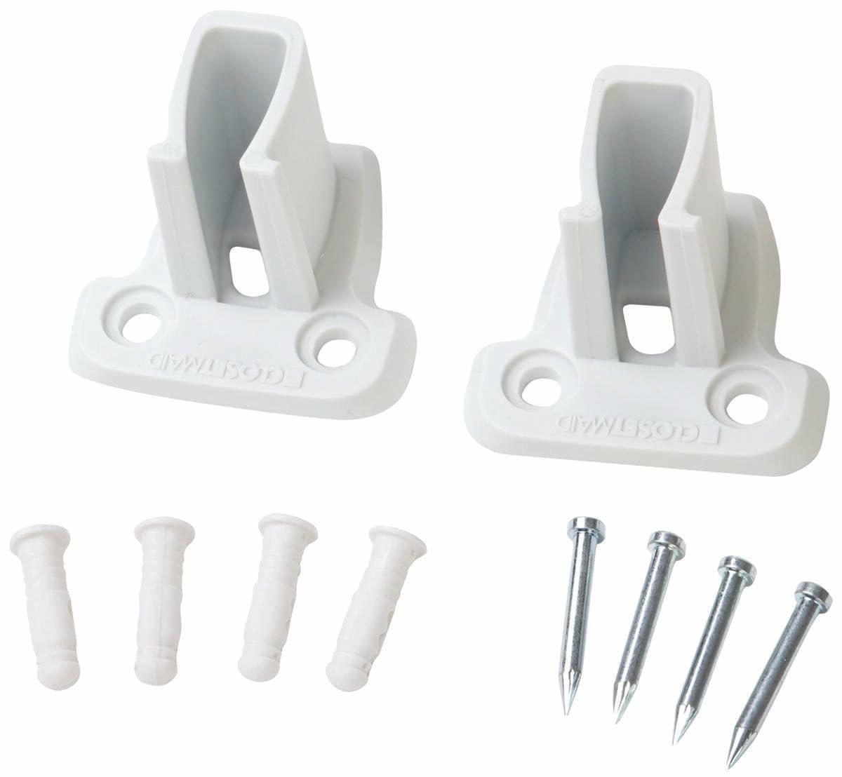 Closetmaid 1741 Low Profile Wall Bracket, White