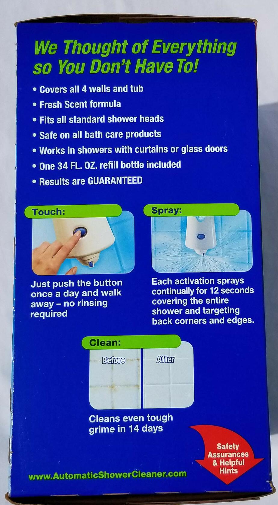Scrubbing Bubbles Automatic Shower Cleaner Kit with 34 oz Bottle