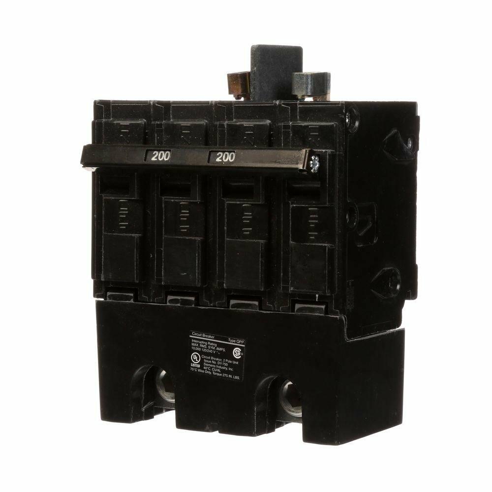 Siemens Q2200B Circuit Breaker, 200A 4 Pole, 120/240V 10K