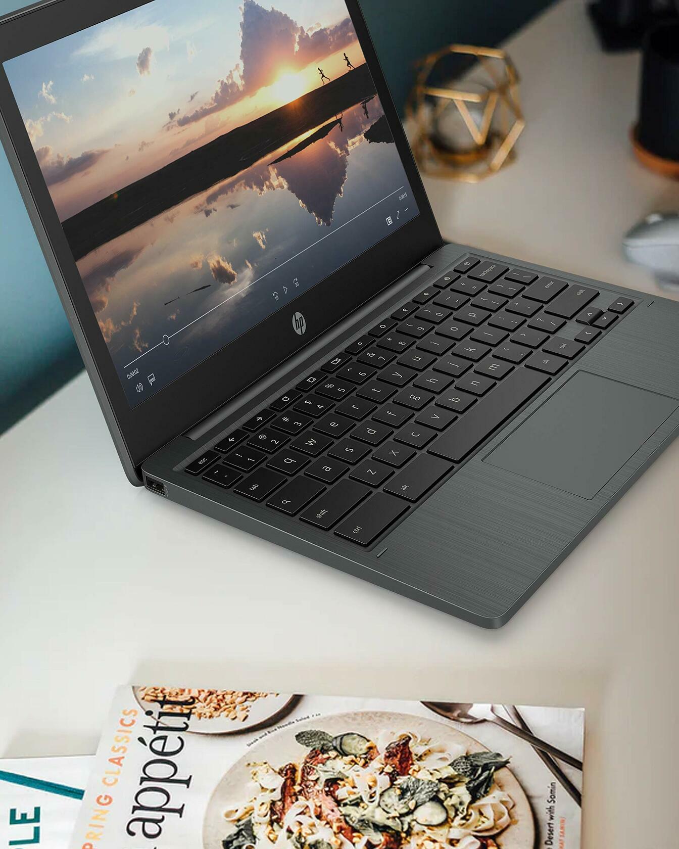 HP Chromebook 11A-NA0040NR Mediatek MT8183,UMA,4GB OB Mem,11.6" HD IPS,Touch,32GB eMMC,0,802.11ac 2x2 BT,HD Webcam,Chrome