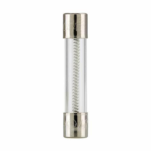 Cooper Bussmann MDL-1-2 500mA Glass Cartridge Fuse, Pack of 5