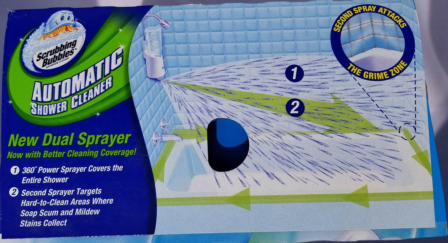 Scrubbing Bubbles Automatic Shower Cleaner Kit with 34 oz Bottle