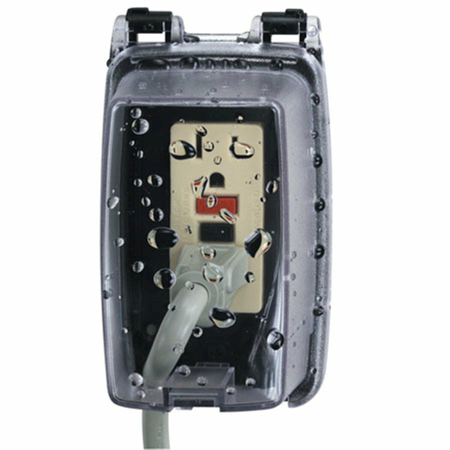 Intermatic WP1000C Guardian Series Single Gang Weatherproof While-in-Use Cover, Clear