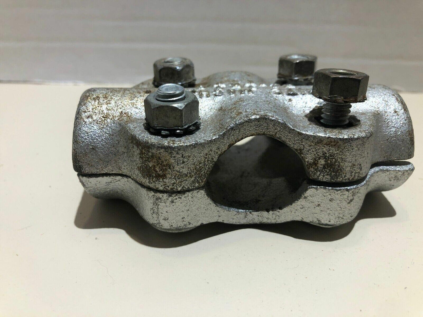 WHITE MACHINE CO 3/4" X 3/4" dry cleaning 4 WAY R-4 BRACE CLAMPS LOT OF 6