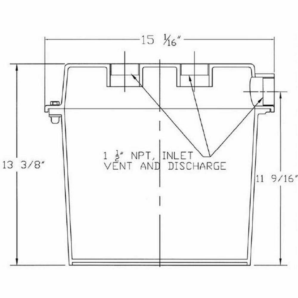 Everbilt Commercial Pumps 0.25 Hp Pre-plumbed Sink Tray System Sump Pump