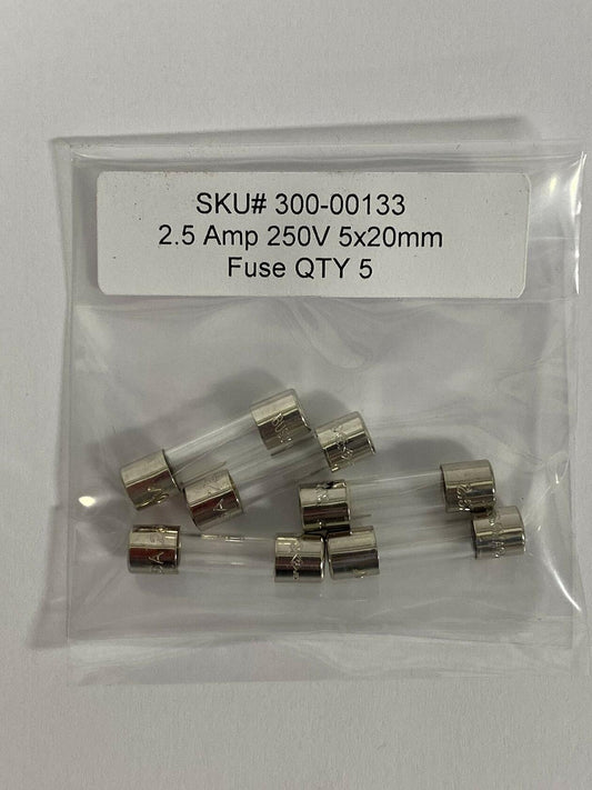 BUSSMANN BY EATON BK/GMA-2.5-R FUSE, CARTRIDGE, 2.5A, 5X20MM, FAST ACTING (5 pie