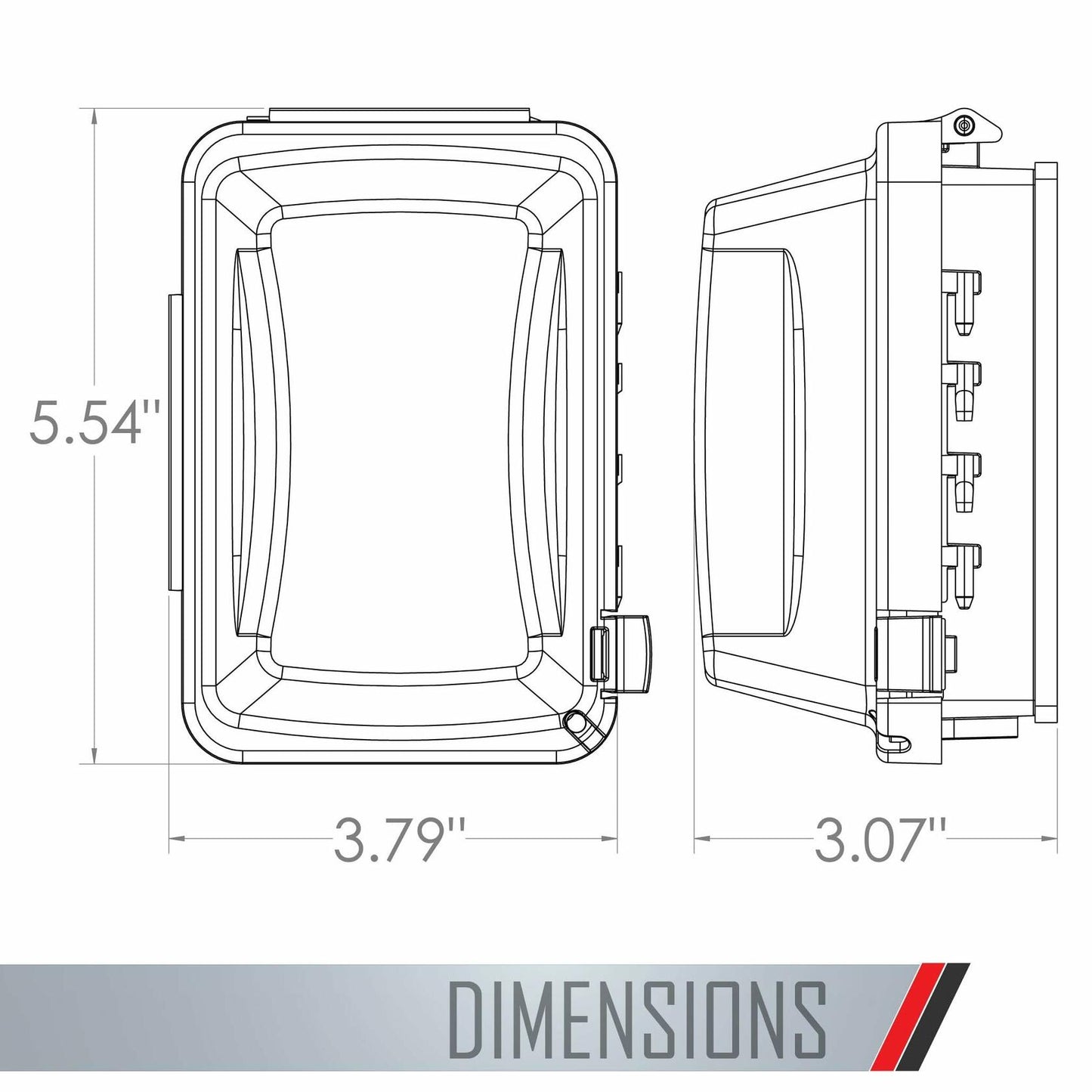 Taymac While In Use Weatherproof Cover,4 In. W MM410C