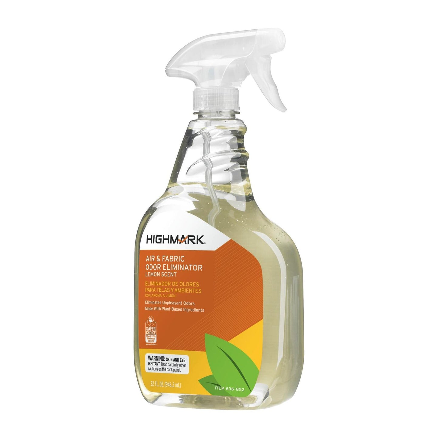 Highmark® Air & Fabric Odor Eliminator Spray, Lemon Scent, 32 oz