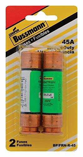 Bussman BP/FRN-R-45 45 Amp 250Vac Non-Indicating Dual-Element Time Delay Fuse (45)