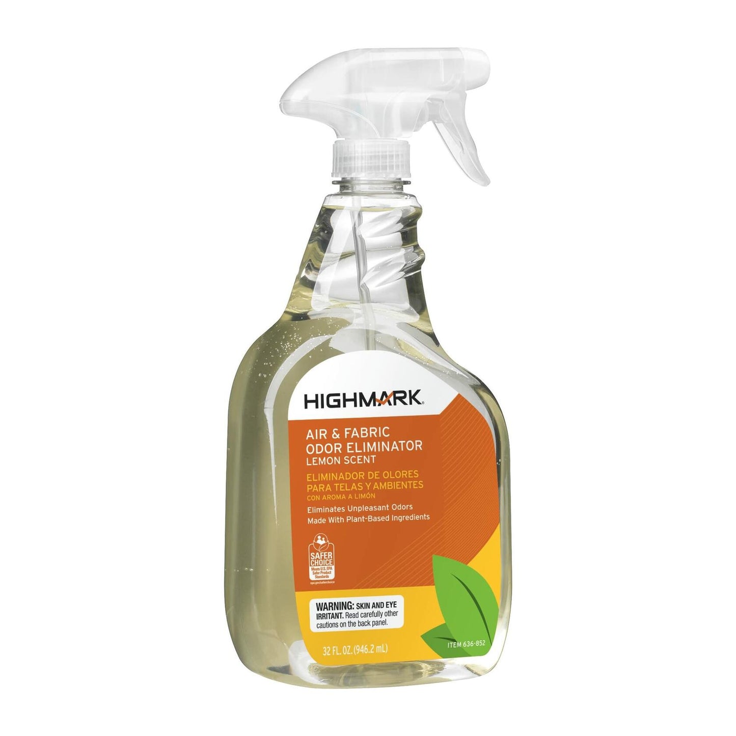 Highmark® Air & Fabric Odor Eliminator Spray, Lemon Scent, 32 oz