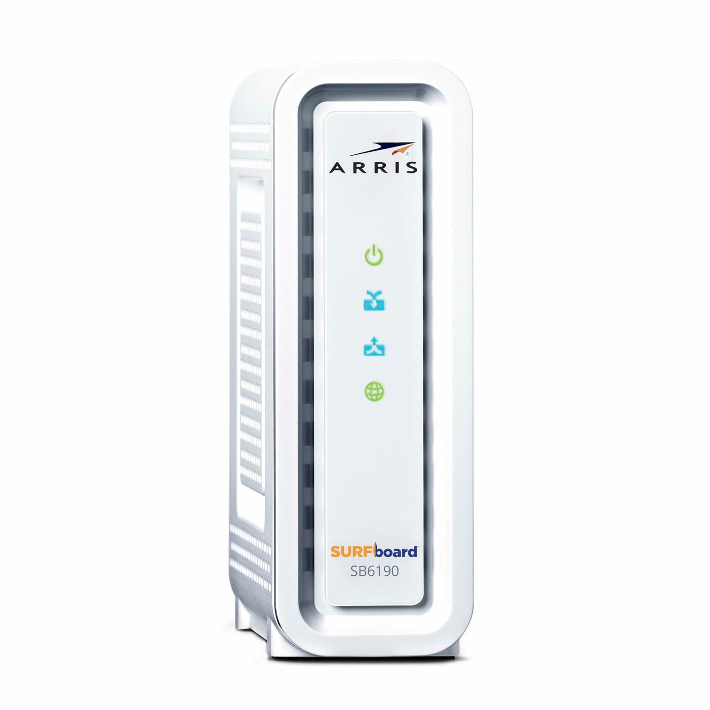 ARRIS SURFboard SB6190 DOCSIS 3.0 Cable Modem, Approved for Cox, Spectrum, Xfinity & others (White), Max Download Speed: 1.4 Gbps