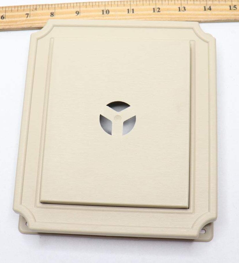 Mid America Mounting Block Plastic Wicker Finish 7" X 8" M00030101410