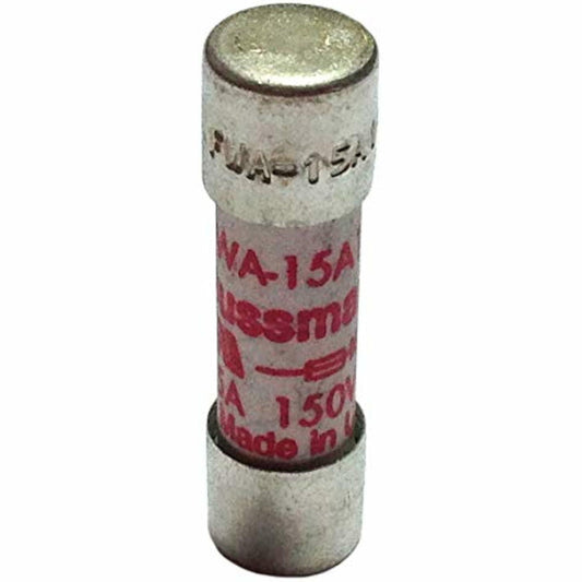 EDISON FUSE FWA-15A10F 15 AMP, Fuse SI, Fuse Size Code:5AG, Breaking Capacity:100KA150 Volt, Fuse Current:15 AMP, Voltage Rating VAC:150 Volt, 150 Volt, Ferrule, Voltage Rating VDC:150 Volt, Fuse