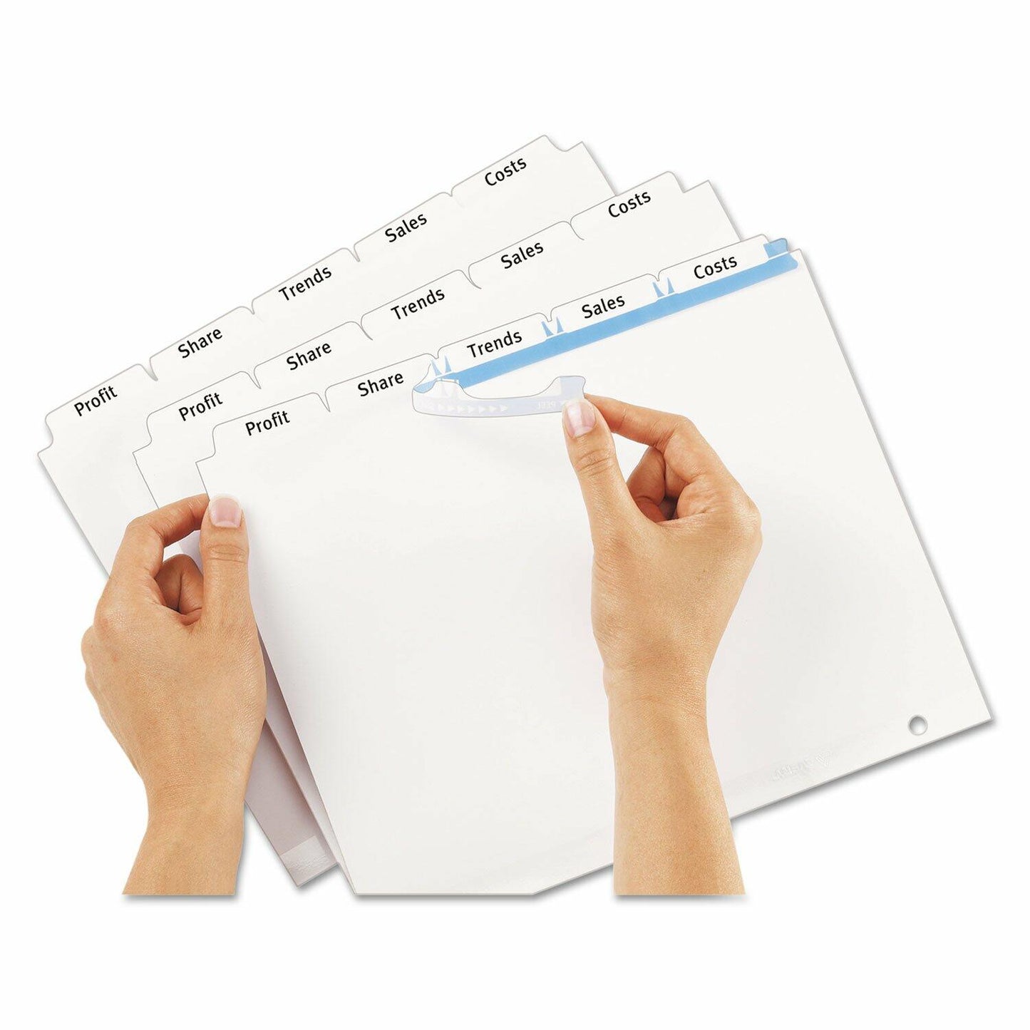 Avery 5 Tab Print & Apply Dividers, Index Maker, 5 Sets (11436)