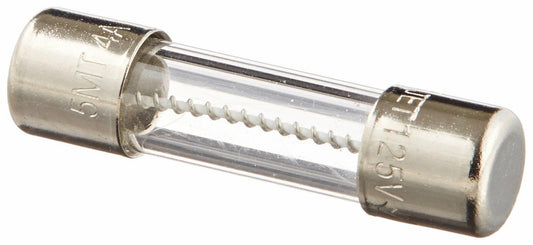 Mersen GGA Glass Time-Delay Electronic Fuse, 125VAC, 10kA, 4 Ampere, 5mm Diameter x 20mm Length