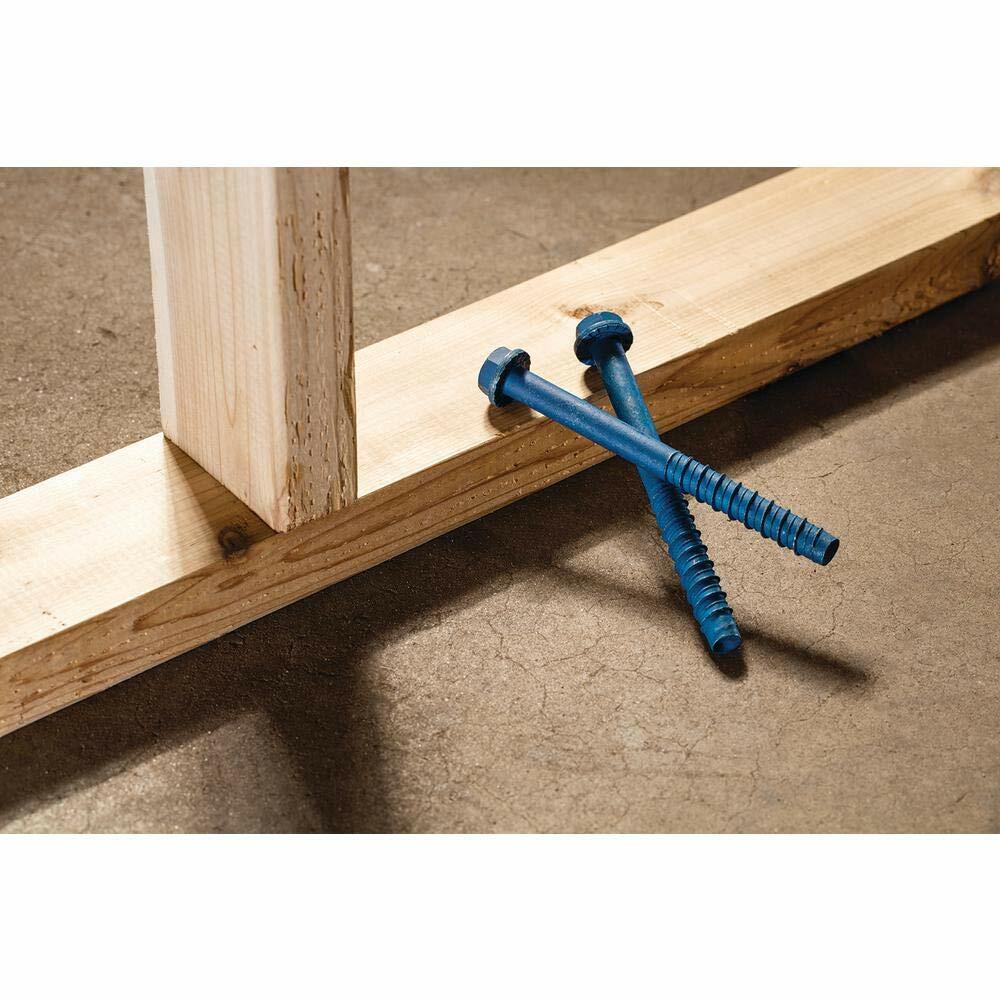 GRK 50408 Tapcon Concrete Screw Anchors 1/2" by 6", (2per Pack)
