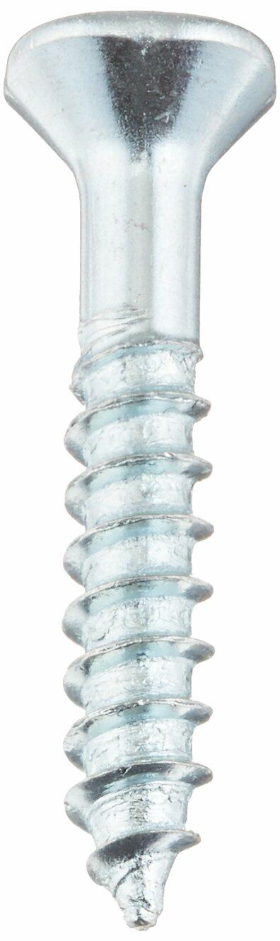 The Hillman Group 40826 Flat-Head Phillips Wood Screws (#8 x 1), 1 inches, zinc