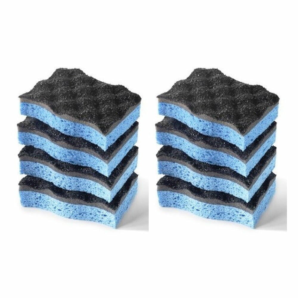 O-Cedar Scrunge Heavy Duty Scrubber Sponge, 8 Sponges