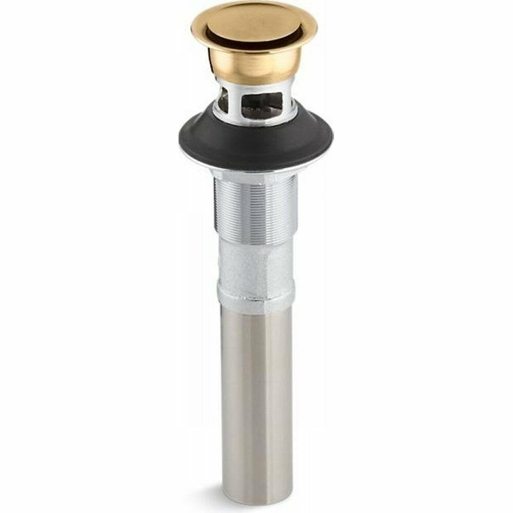 Pop-Up Clicker Drain, Vibrant Moderne Brushed Gold