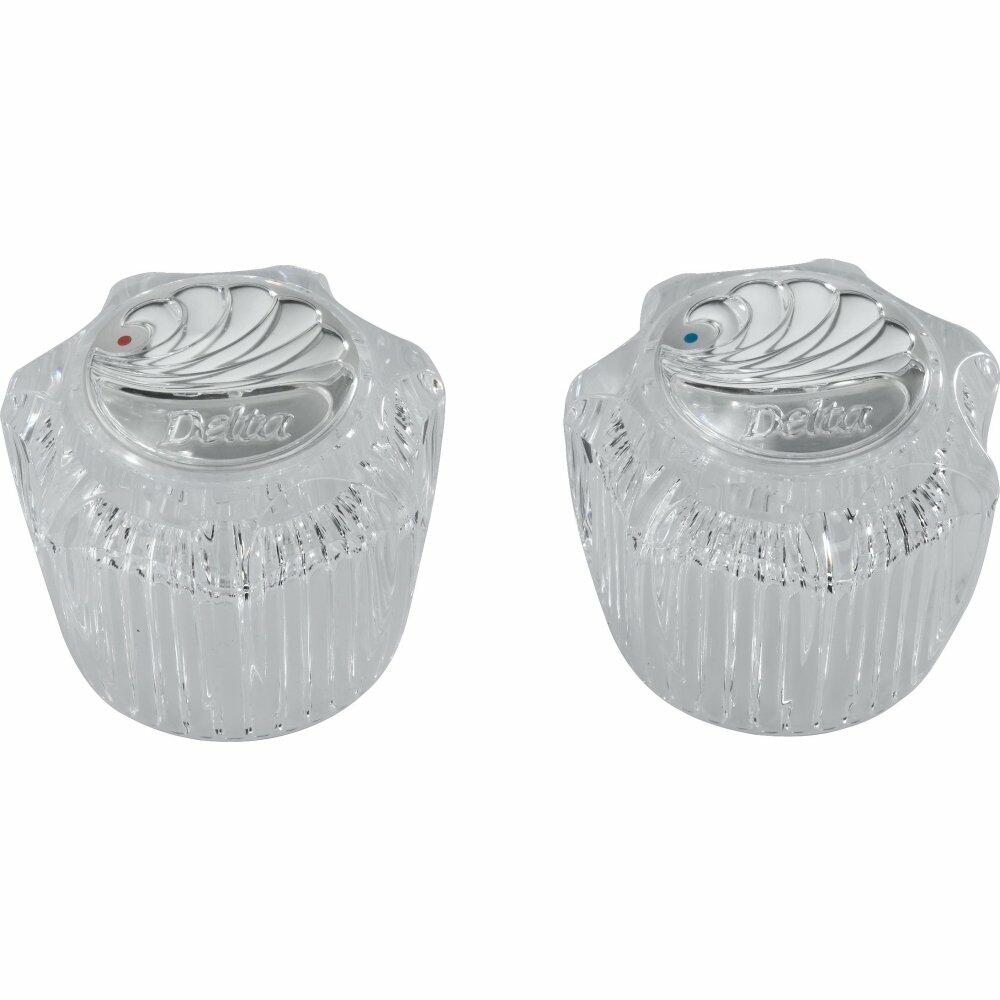 Delta Clear Knob Handle Set RP23498