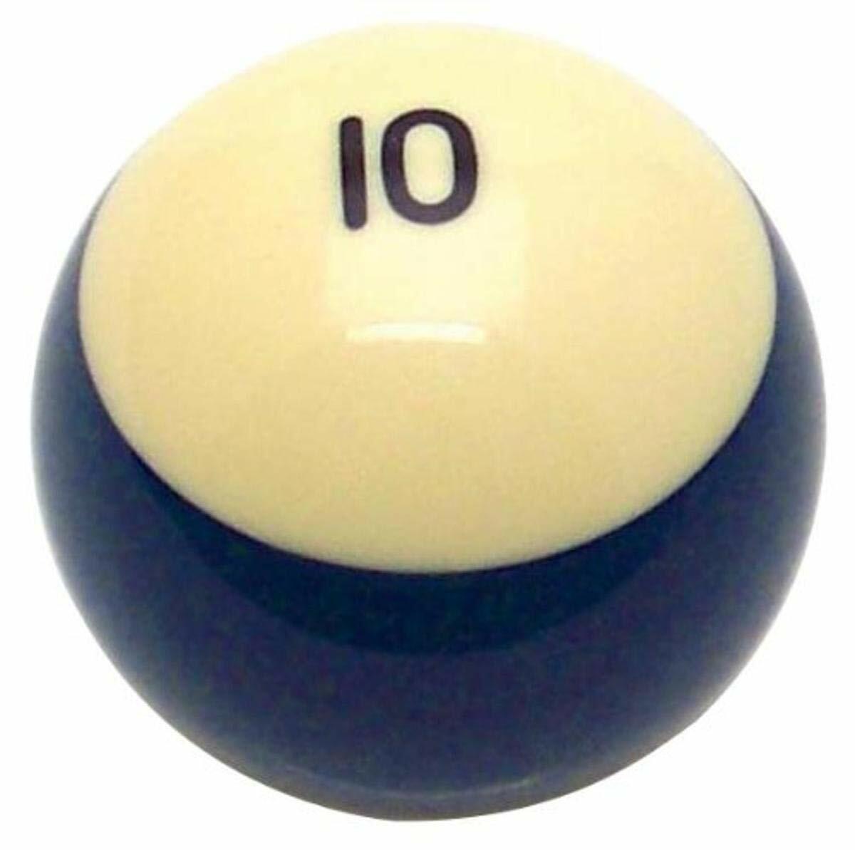 American Shifter 96054 Blue Stripe 10 Ball Billiard Pool Shift Knob