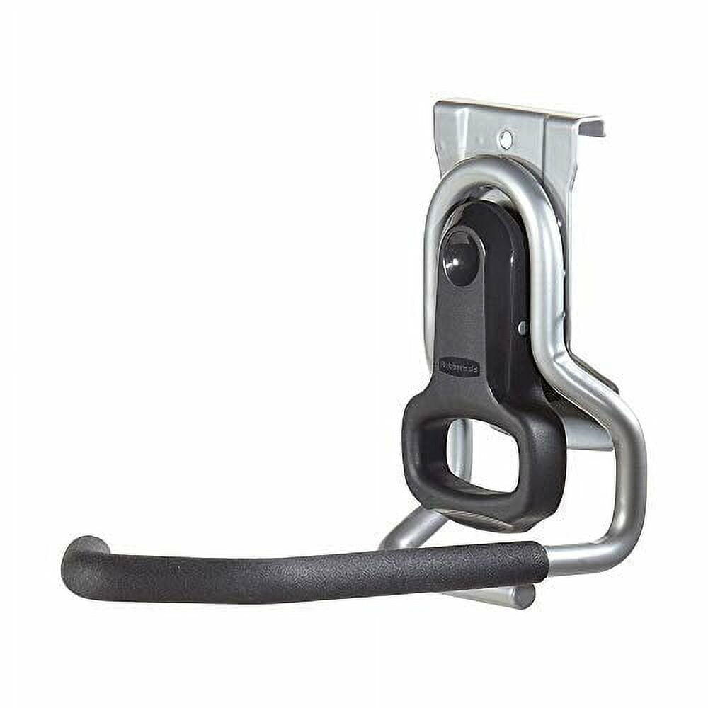 Rubbermaid Heavy Duty Universal Vertical Fasttrack Hanging Wall Mount Bike Hook Garage Storage Organizer (6 Pack)