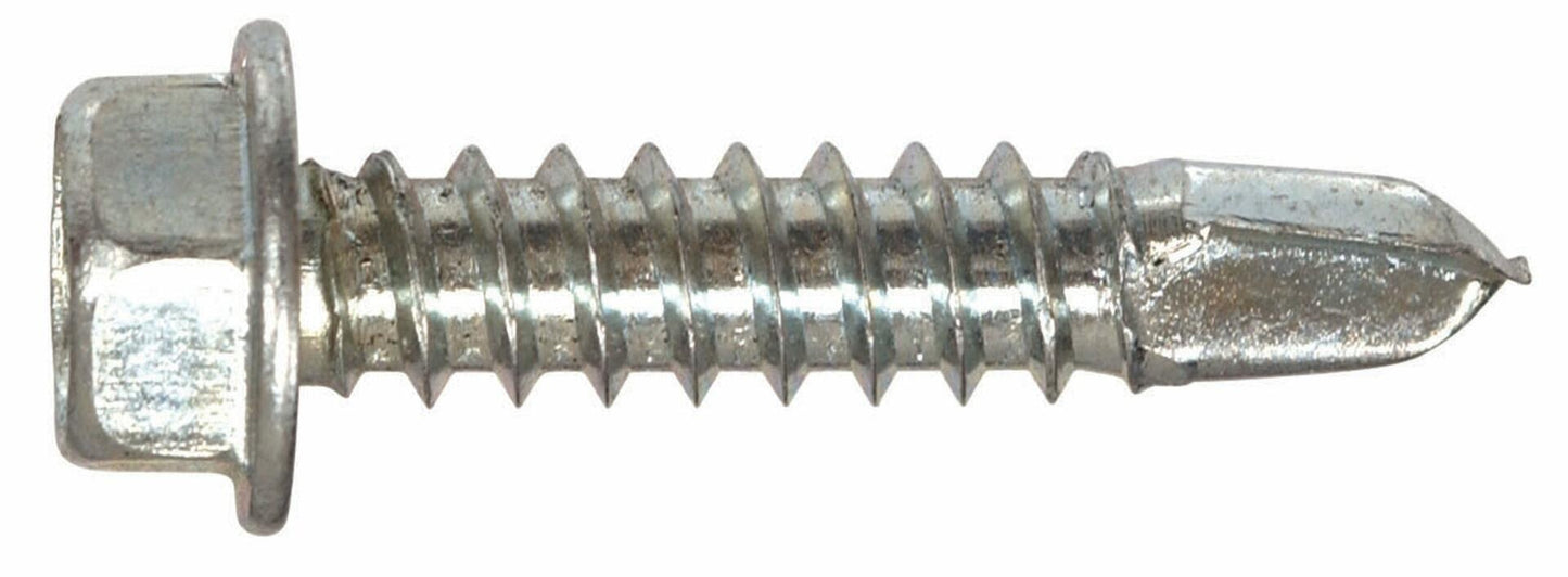 Fas-Pak 7914 12-14 by 3/4 Hex Washer Head Self Drilling Screw