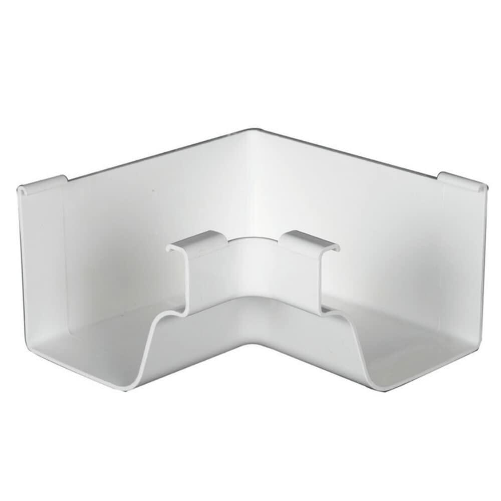 Amerimax M0504 Stair Post, 5 in Gutter, Vinyl, White